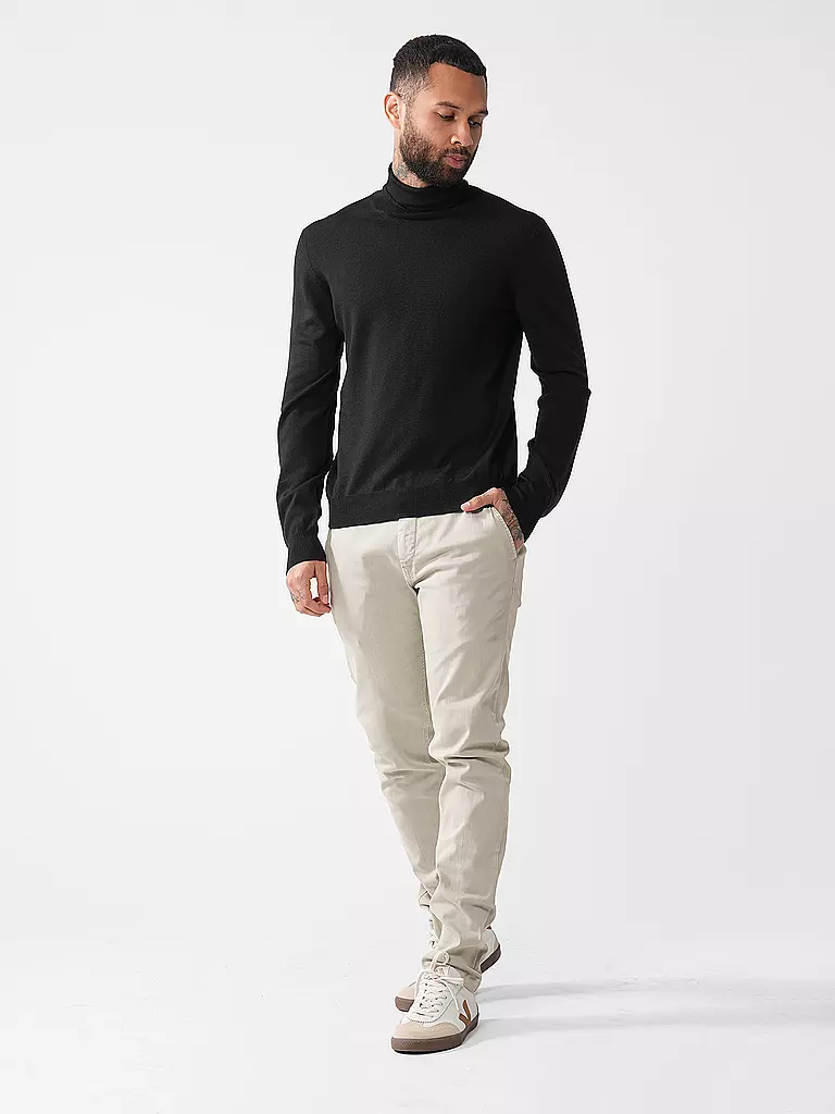 GRAN SASSO | Jersey de cuello alto | Negro