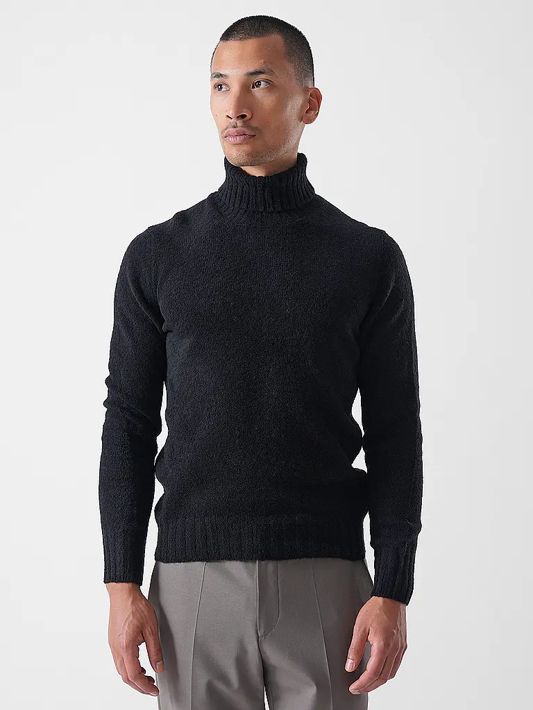 GRAN SASSO | Jersey de cuello alto | Negro