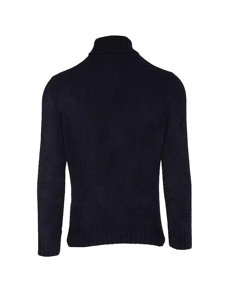 GRAN SASSO | Jersey de cuello alto | Azul oscuro