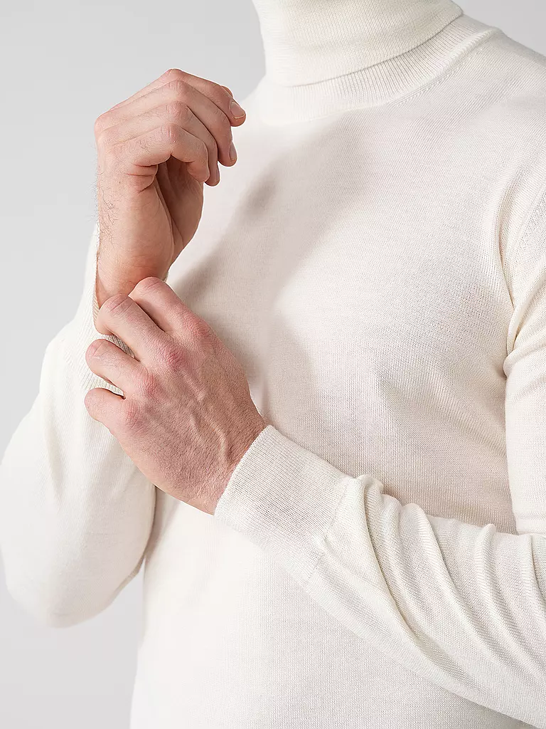 GRAN SASSO | Jersey de cuello alto | Crema