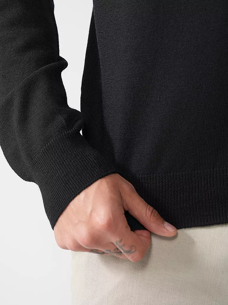 GRAN SASSO | Jersey de cuello alto | Negro
