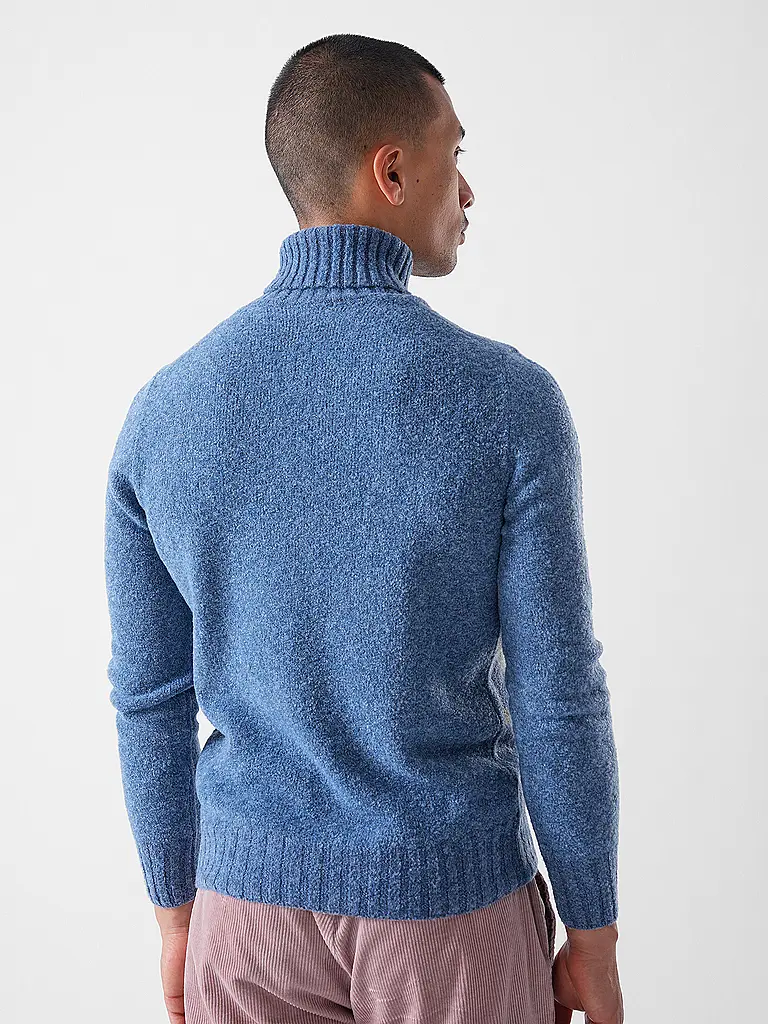 GRAN SASSO | Jersey de cuello alto | Azul claro
