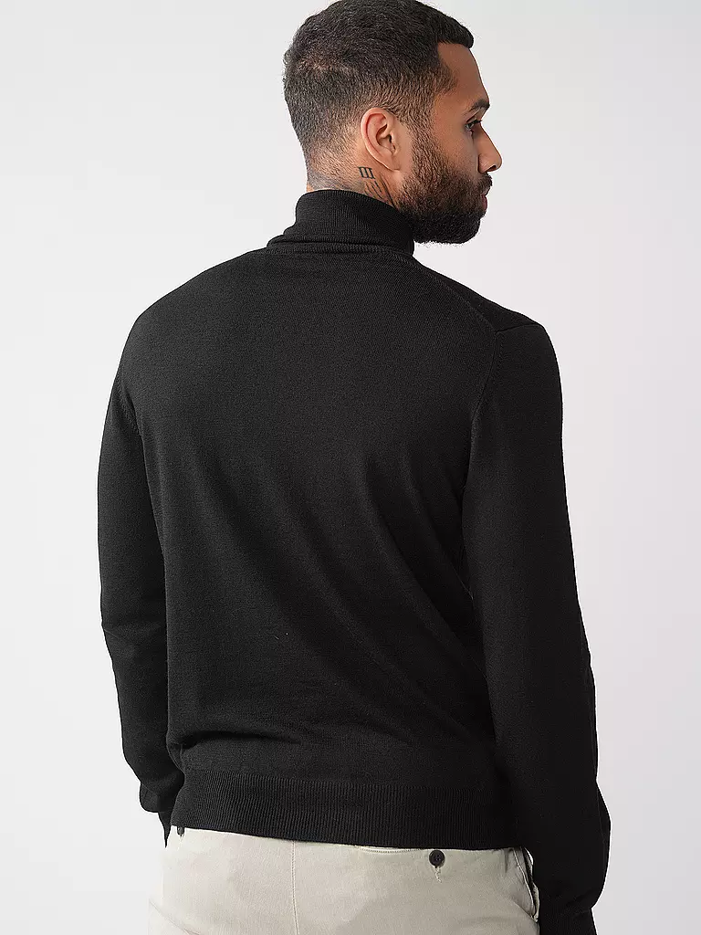 GRAN SASSO | Jersey de cuello alto | Negro