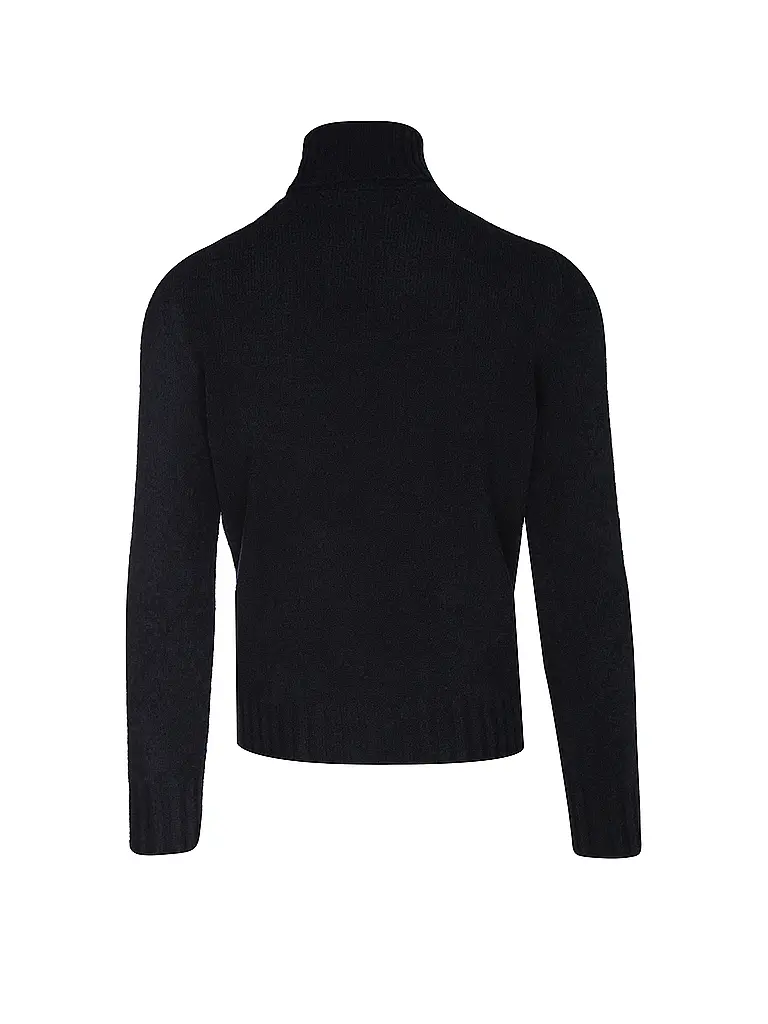 GRAN SASSO | Jersey de cuello alto | Azul oscuro