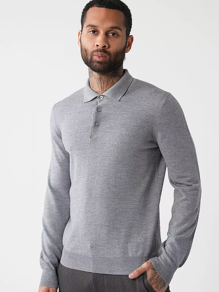 GRAN SASSO | Polo | Gris claro