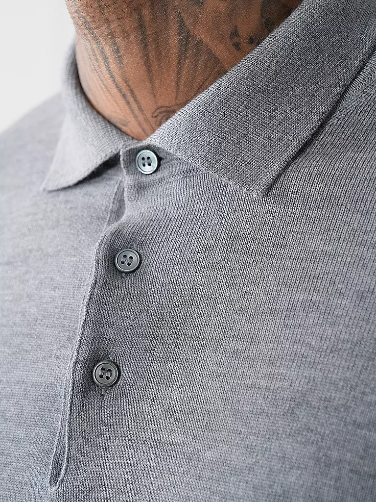 GRAN SASSO | Polo | Gris claro