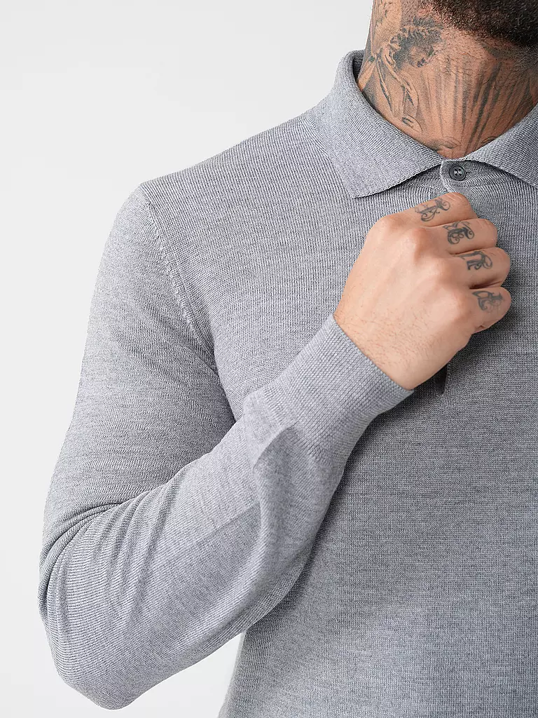 GRAN SASSO | Polo | Gris claro