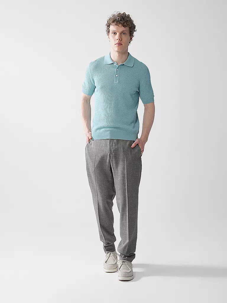 GRAN SASSO | Poloshirt | Azul claro
