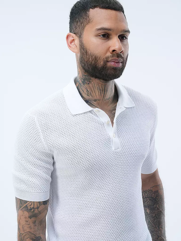 GRAN SASSO | Poloshirt | Blanco