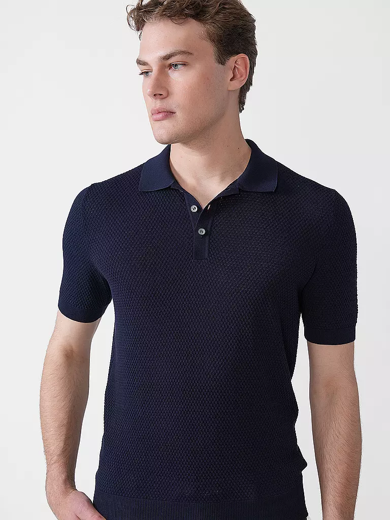 GRAN SASSO | Poloshirt | Azul oscuro