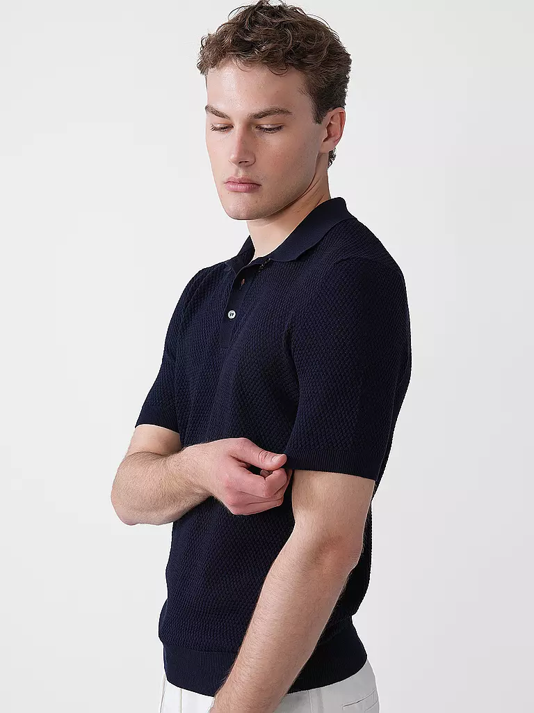 GRAN SASSO | Poloshirt | Azul oscuro