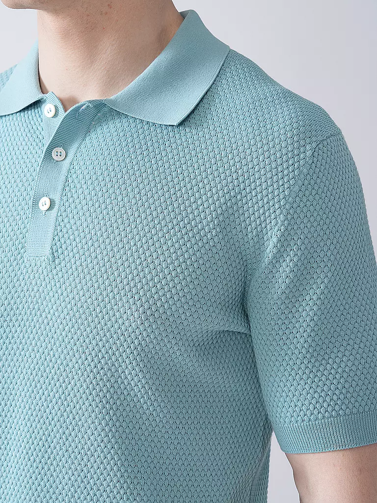GRAN SASSO | Poloshirt | Azul claro