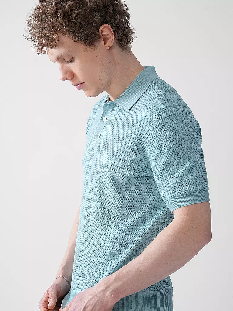 GRAN SASSO | Poloshirt | Azul claro