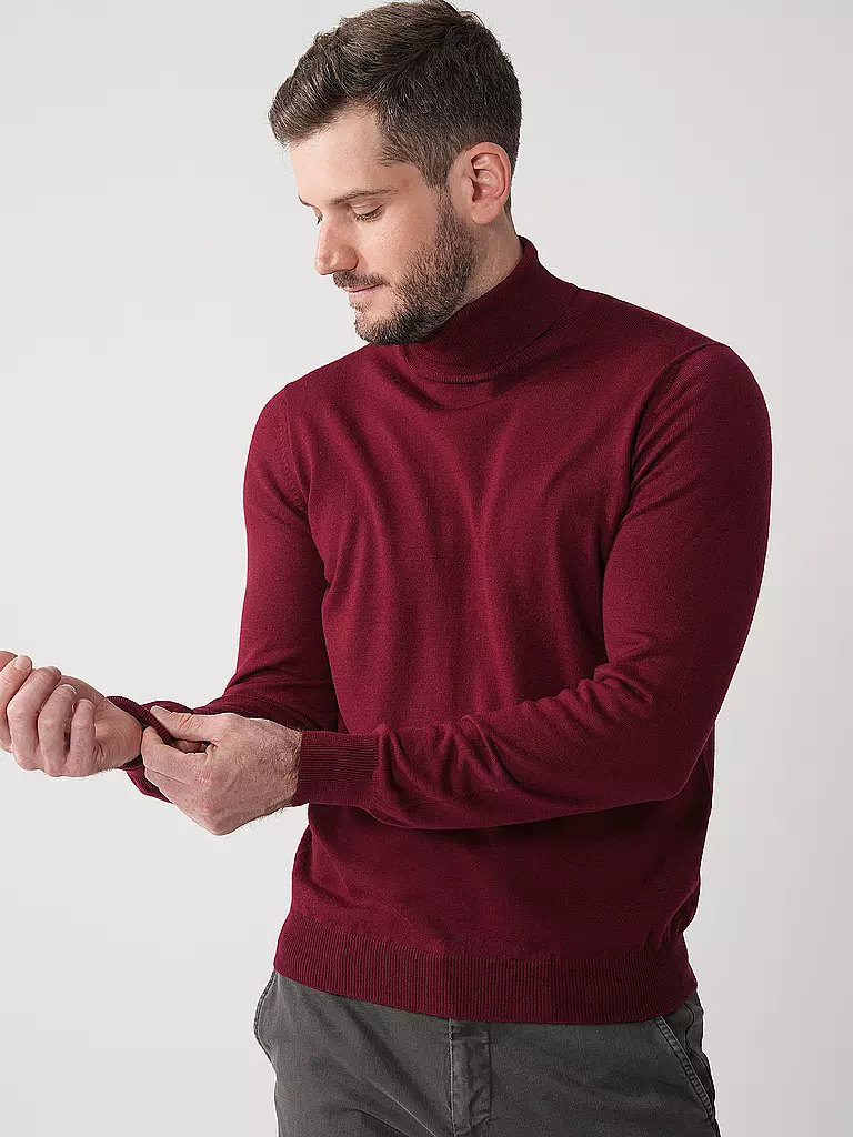 GRAN SASSO | Rollkragenpullover | Rojo