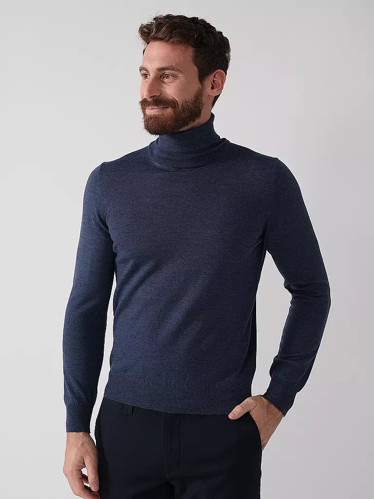 GRAN SASSO | Rollkragenpullover | Azul