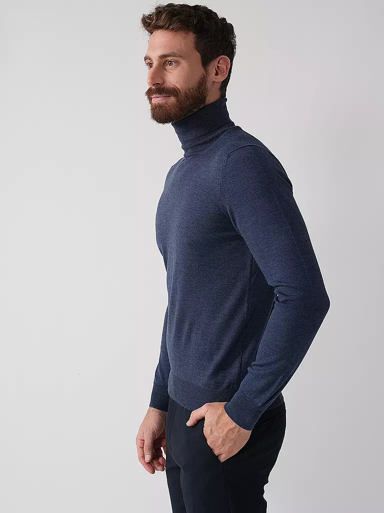 GRAN SASSO | Rollkragenpullover | Azul