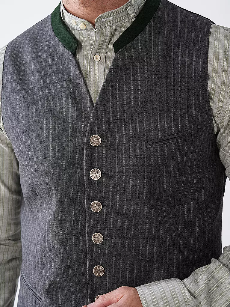 GRASEGGER | Chaleco tradicional GROSCHEN 1 | Gris