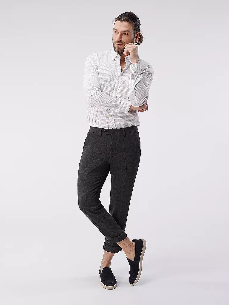 GRASEGGER | Pantalón de traje tradicional STEFANO | Gris