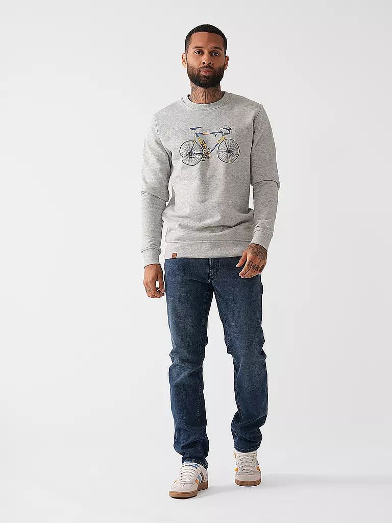 GREENBOMB | Sudadera WILD BIKE KNUT | Gris