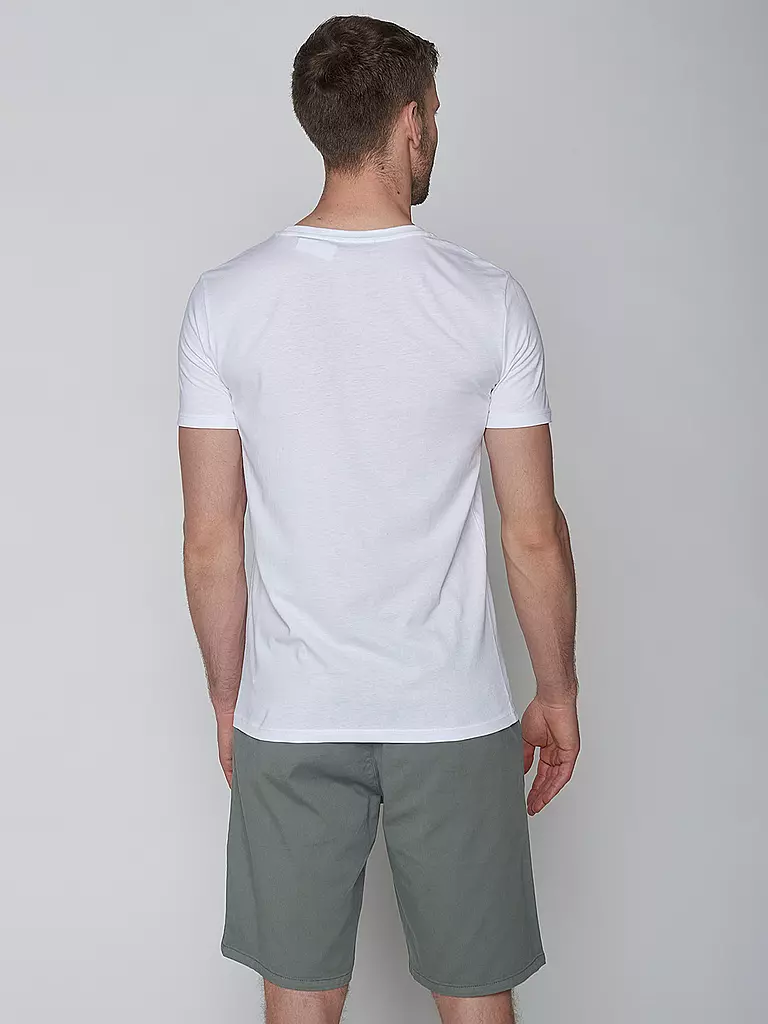 GREENBOMB | T-Shirt BIKE SLOW GUIDE | Blanco