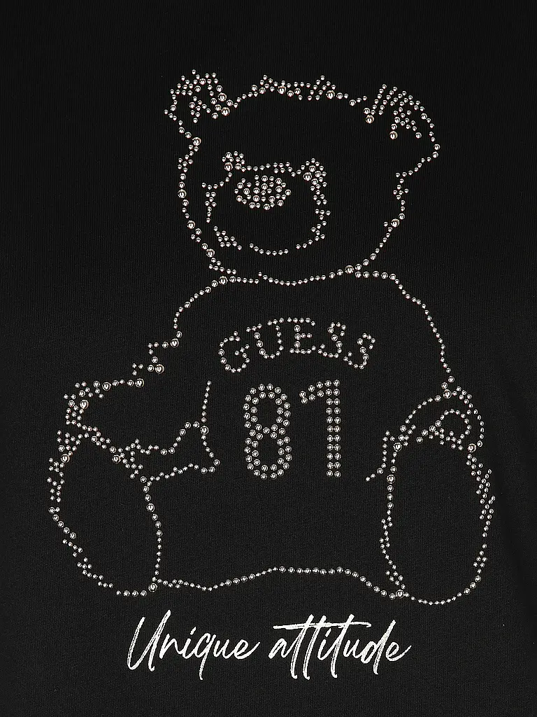 GUESS ACTIVEWEAR | Camiseta
Marca: GUESS ACTIVEWEAR
Color: negro
Categorías: Moda,Mujer
Largo de manga: Manga corta
Escote: Cuello redondo
Material: Jersey,Algodón
Diseño: Estampado
Corte (Prenda superior): Regular
Detalles: Estrás |