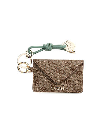 GUESS | Nombre del producto: Llavero - Tarjetero
Marca: GUESS
Color: menta
Categorías: Moda, Mujer

Material: Fibra sintética, Metal
Estampado: Allover
Estilo: Young Fashion, Glamour
Detalles: Logo