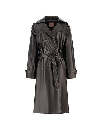 GUESS | Trenchcoat de efecto cuero BIANKA