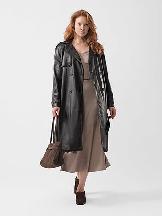 GUESS | Trenchcoat de efecto cuero BIANKA
