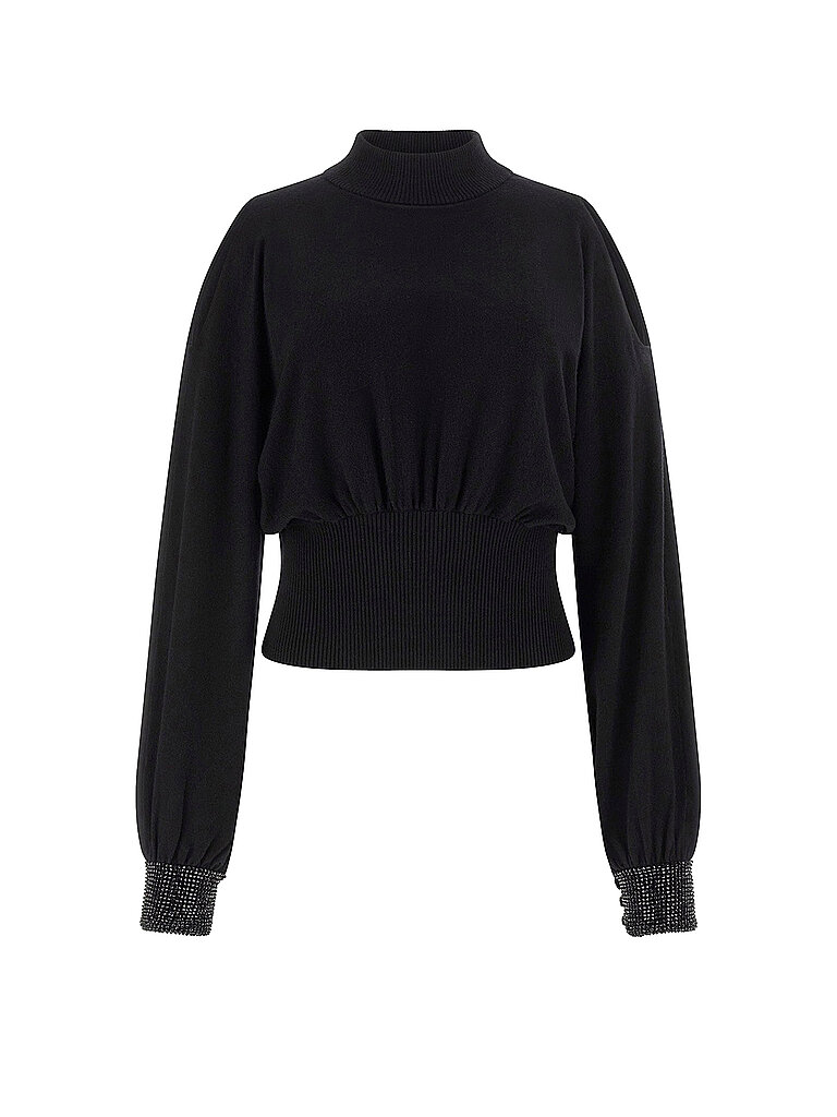 Jersey de cuello alto negro S