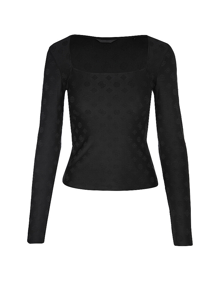 Camiseta de manga larga negro M