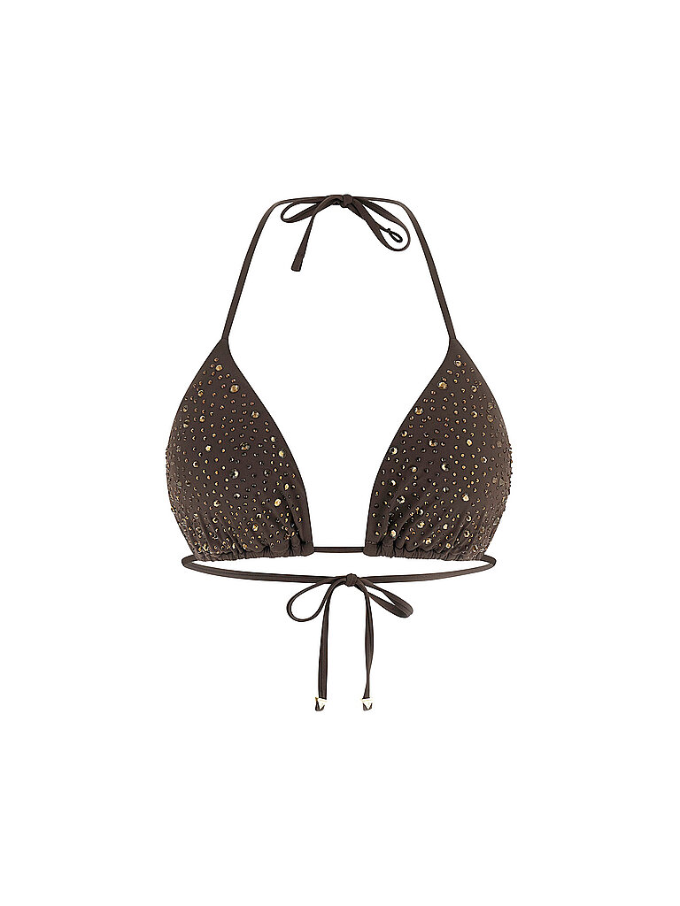 Top de bikini IVY marrón XS