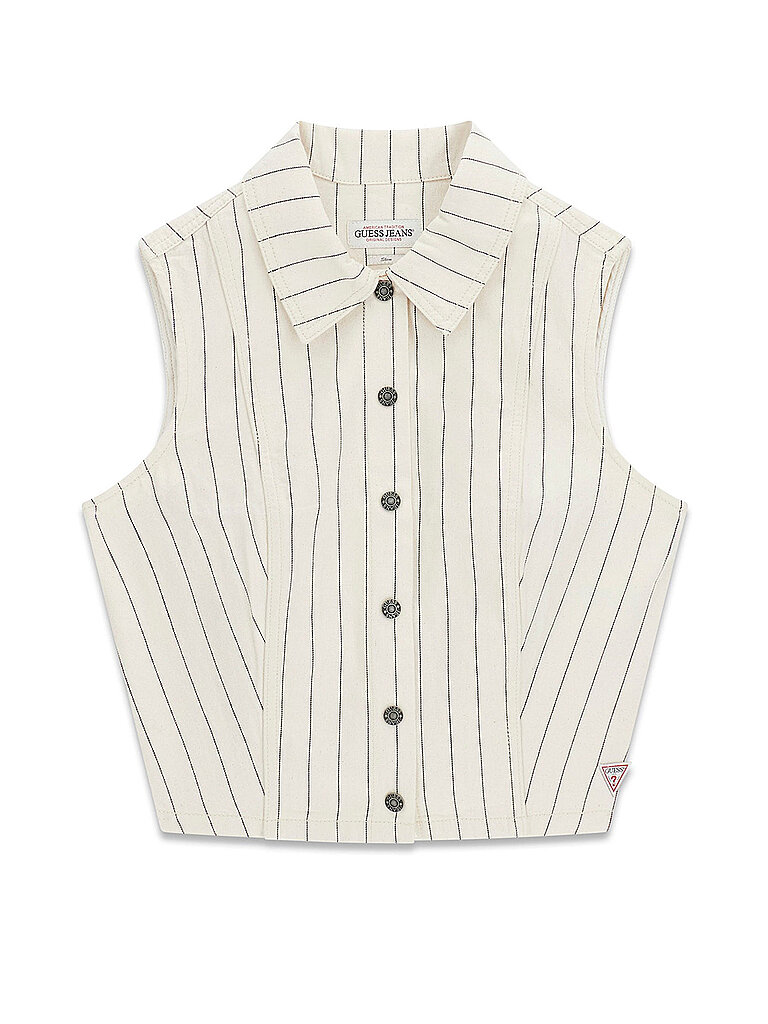 Guess Blusa vaquera crema S