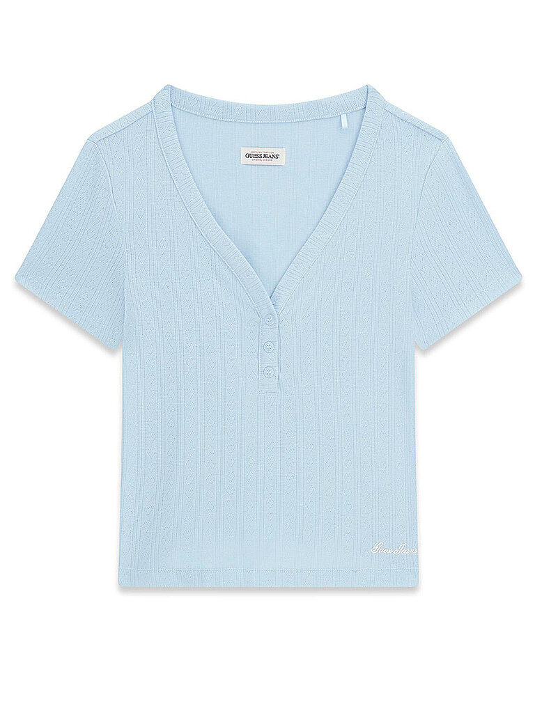 Guess Camiseta azul claro L