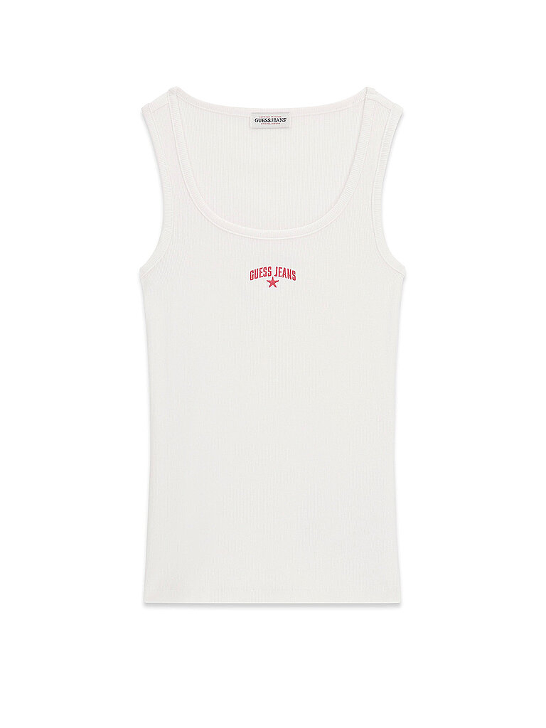 Guess Top EMBRO blanco L