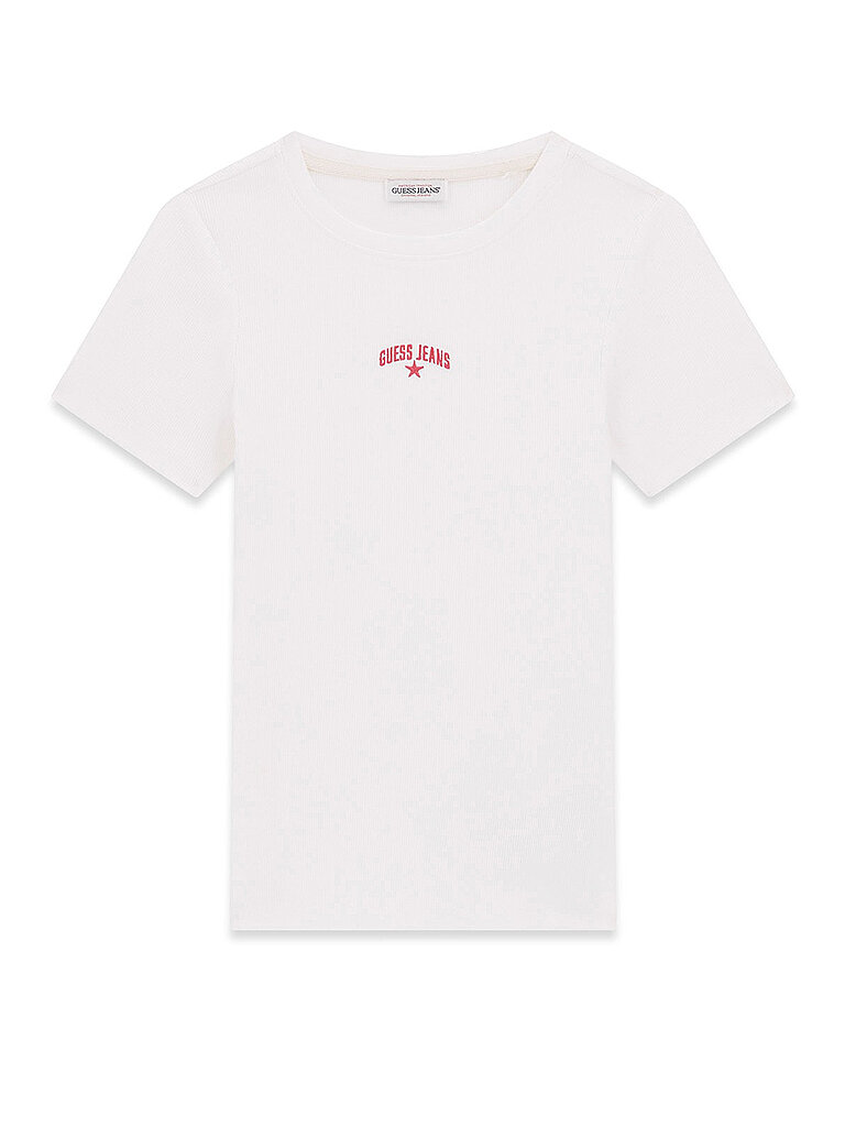 Guess Camiseta EMBRO blanco XS