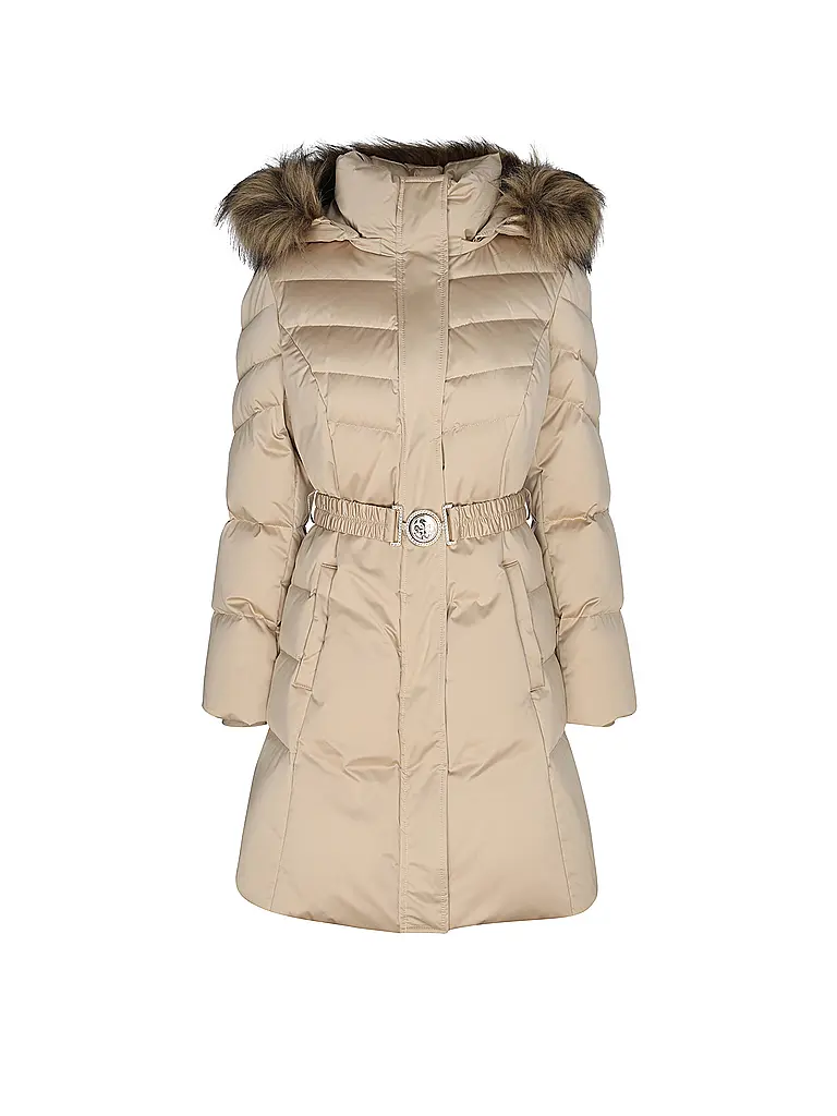GUESS | Abrigo acolchado de plumón MARINA | Crema