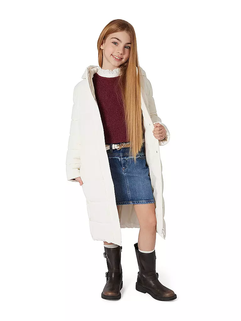 GUESS | Abrigo acolchado para niña | creme