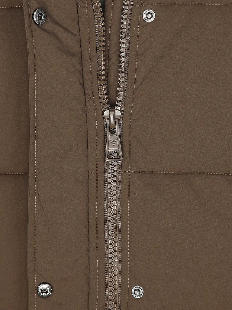 GUESS | Abrigo acolchado | Marrón