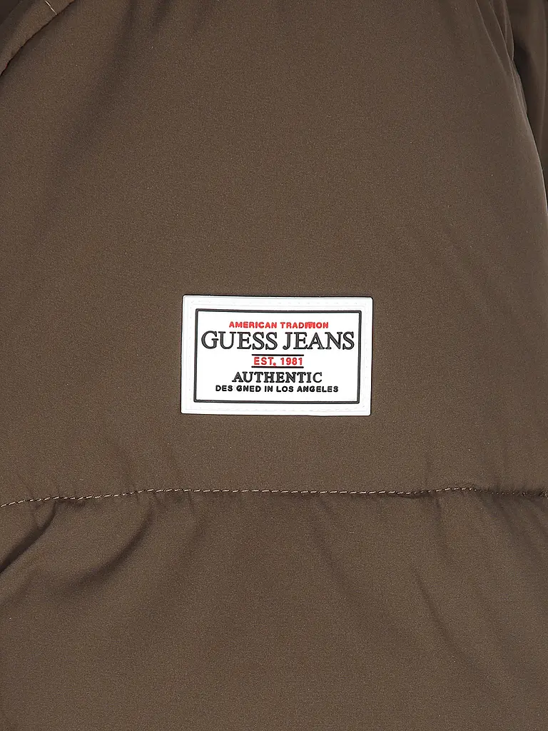 GUESS | Abrigo acolchado | Marrón
