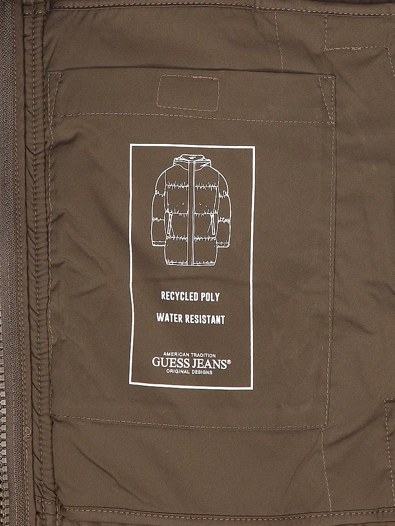 GUESS | Abrigo acolchado | Marrón
