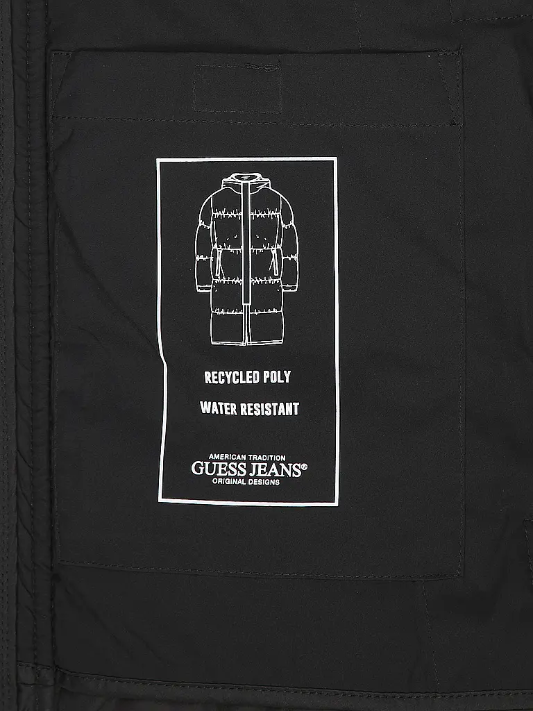 GUESS | Abrigo acolchado | Negro