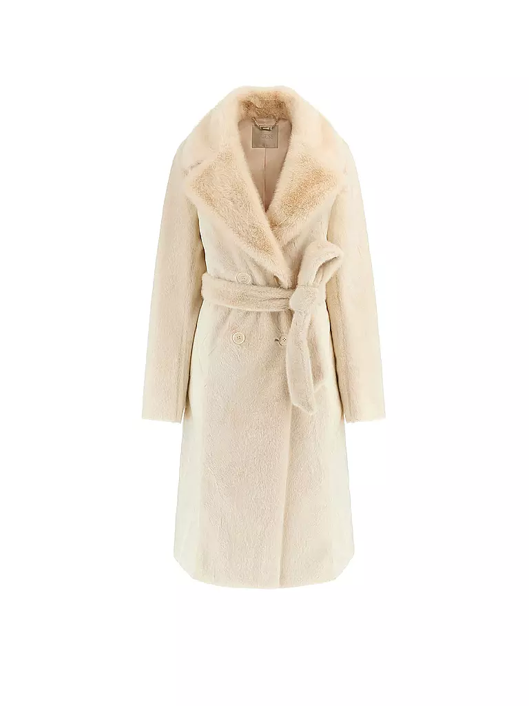 GUESS | Abrigo de imitación de piel JOLE | Crema