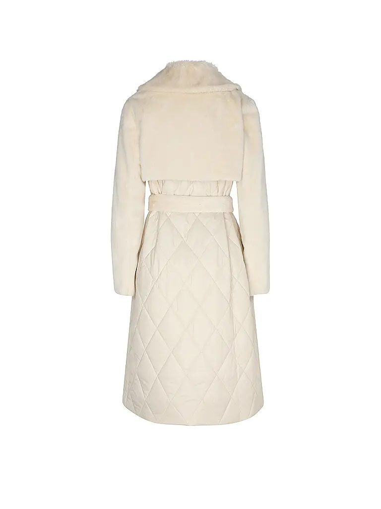 GUESS | Abrigo de imitación de piel JOLE | Crema