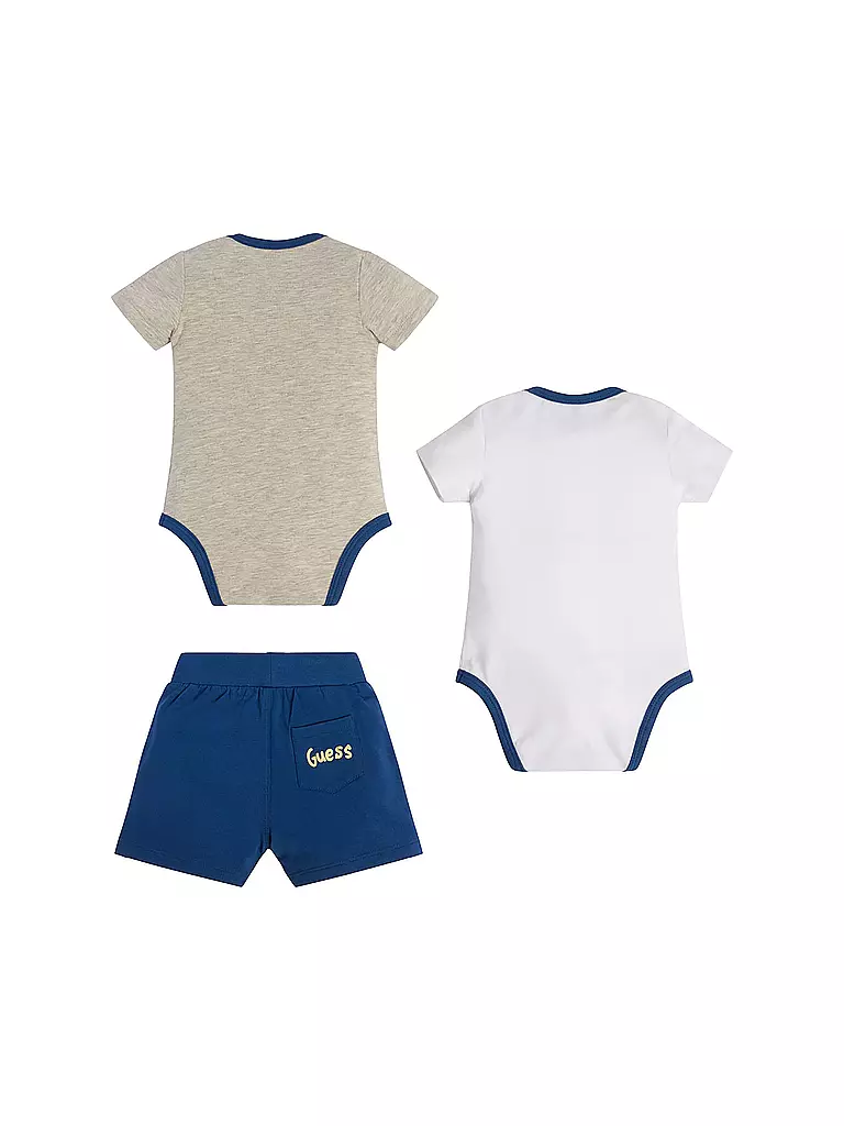 GUESS | Baby Set Bodys und Hose 3 teilig | Azul