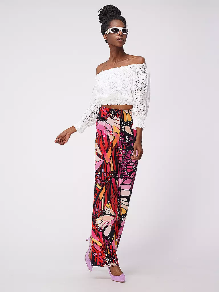 GUESS | Bluse Cropped Fit | Blanco