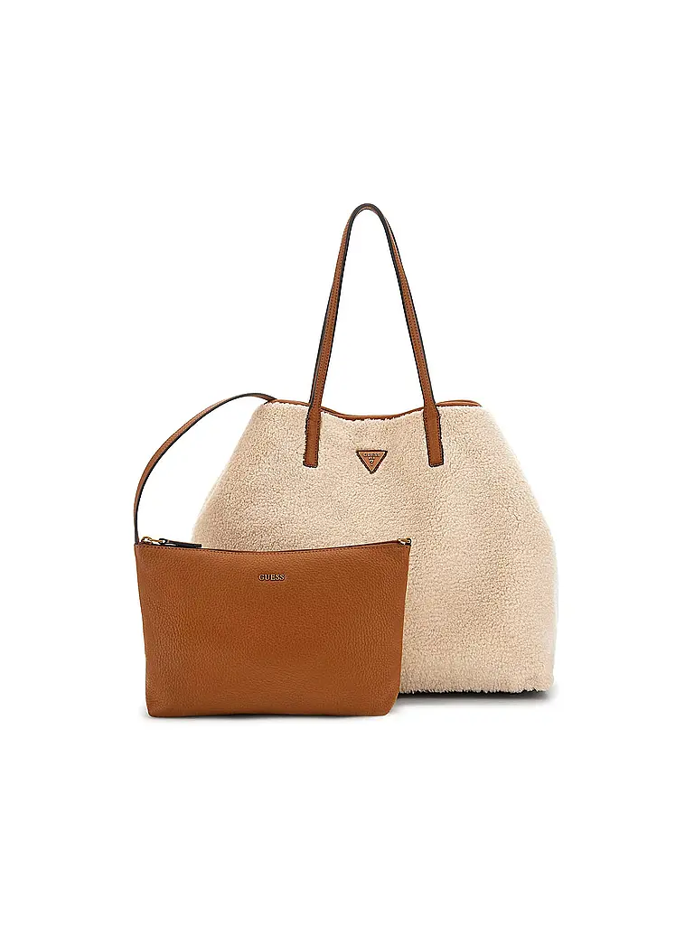 GUESS | Bolso - Shopper 2 en 1 VICTTORIA Large | Crema