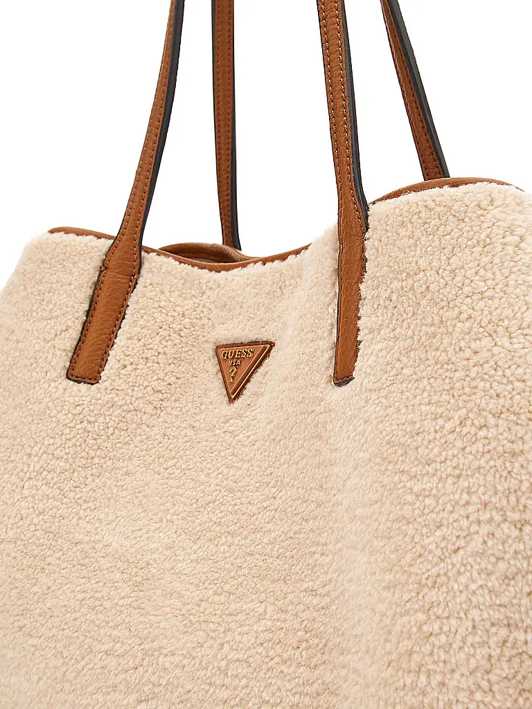GUESS | Bolso - Shopper 2 en 1 VICTTORIA Large | Crema