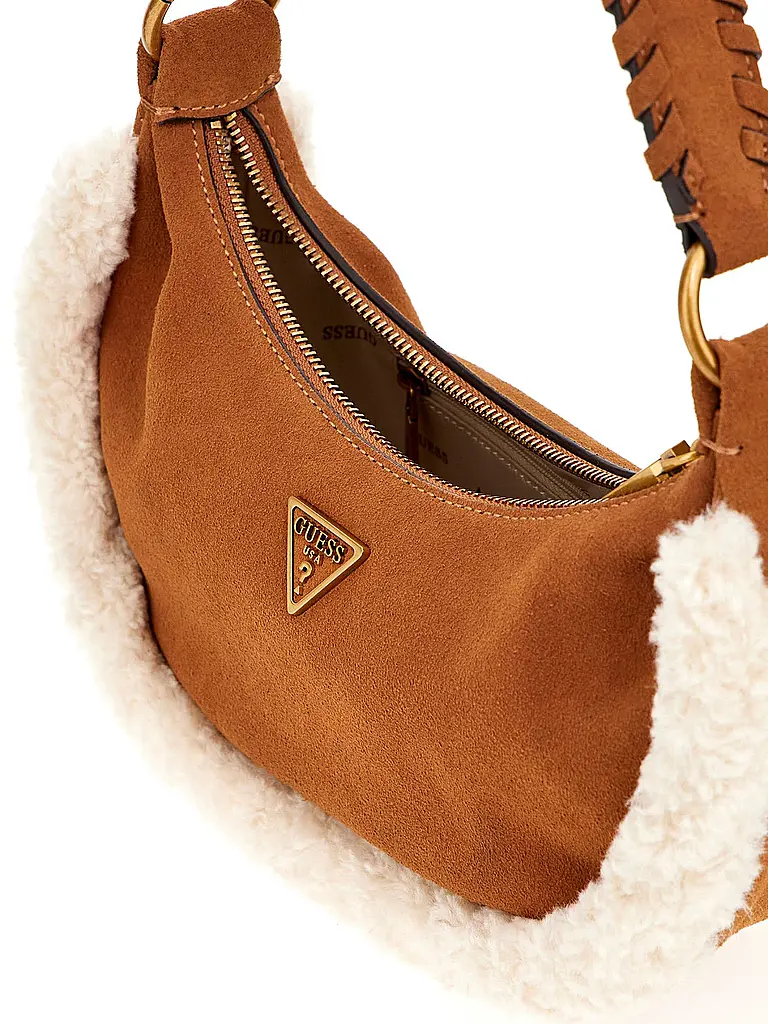 GUESS | Bolso de cuero - Mini Bag AMITA | Camel
