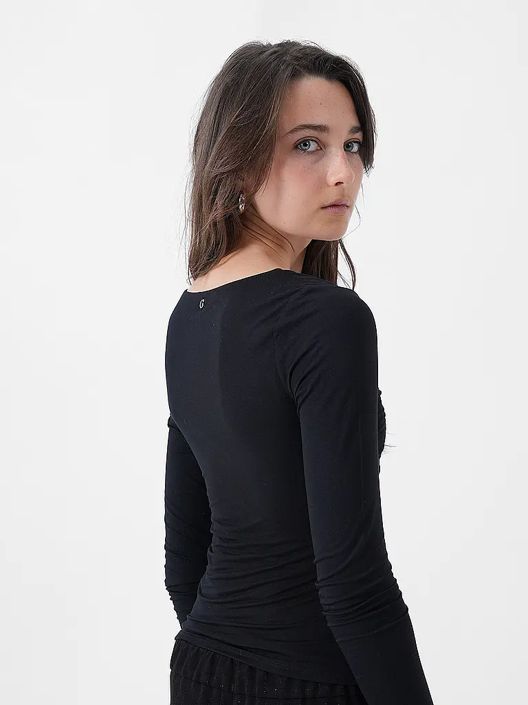 GUESS | Camiseta de manga larga AYLEEN | Negro