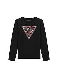 GUESS | Camiseta de manga larga para niña | Negro